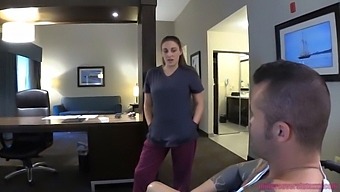 A Mature Nurse With Large Breasts Has Intimate Relations With Her Wheelchair-Bound Teenage Son