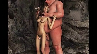 Giant Monsters Ejaculate On Animated Cartoon Women