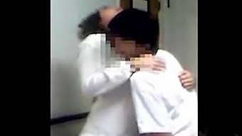 Voyeur Captures Japanese Couple'S Intimate Moment