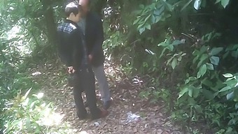 Gay Dads Enjoy Outdoor Cruising In A Park