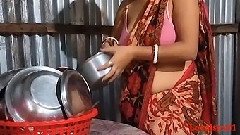 Indian Wife'S Kitchen Sex In Village