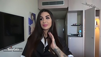 Susy Gala Gets Down And Dirty With Nick Moreno In A Hotel Room Service Encounter