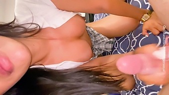Latina Babe Gets Her Ass Pounded In Hardcore Session With Friend