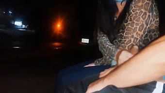 Arrisco-Me A Expor Minha Genitália Para Essa Mulher Esperando Pelo Ônibus, Me Perguntando Como Ela Responderá