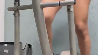 Daring Fitness: Watch Her Amazing Display Of Bravery At The Gym