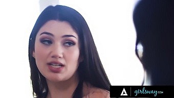 Playful Stepmom And Stepdaughter Engage In Steamy Lesbian Encounter