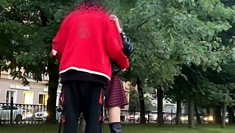 Real Life Couple'S Passionate Restaurant Encounter With An 18-Year-Old Cutie