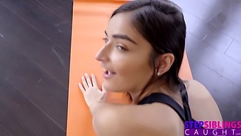 Emily Willis And Codey Steele In A Hot Yoga Session Turned Wild