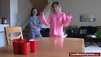 Adult Video Featuring Strip Game With Loser Performing Oral Sex On Winner