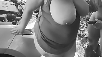 Young Man Gets Naughty With Seductive Stepmom In Car