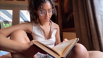 Nerdy Young Sister Explores Sexuality With Older Brother'S Help