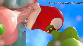 Big-Boobed Shemale Gets A Mouthful Of Cum In Anime Porn